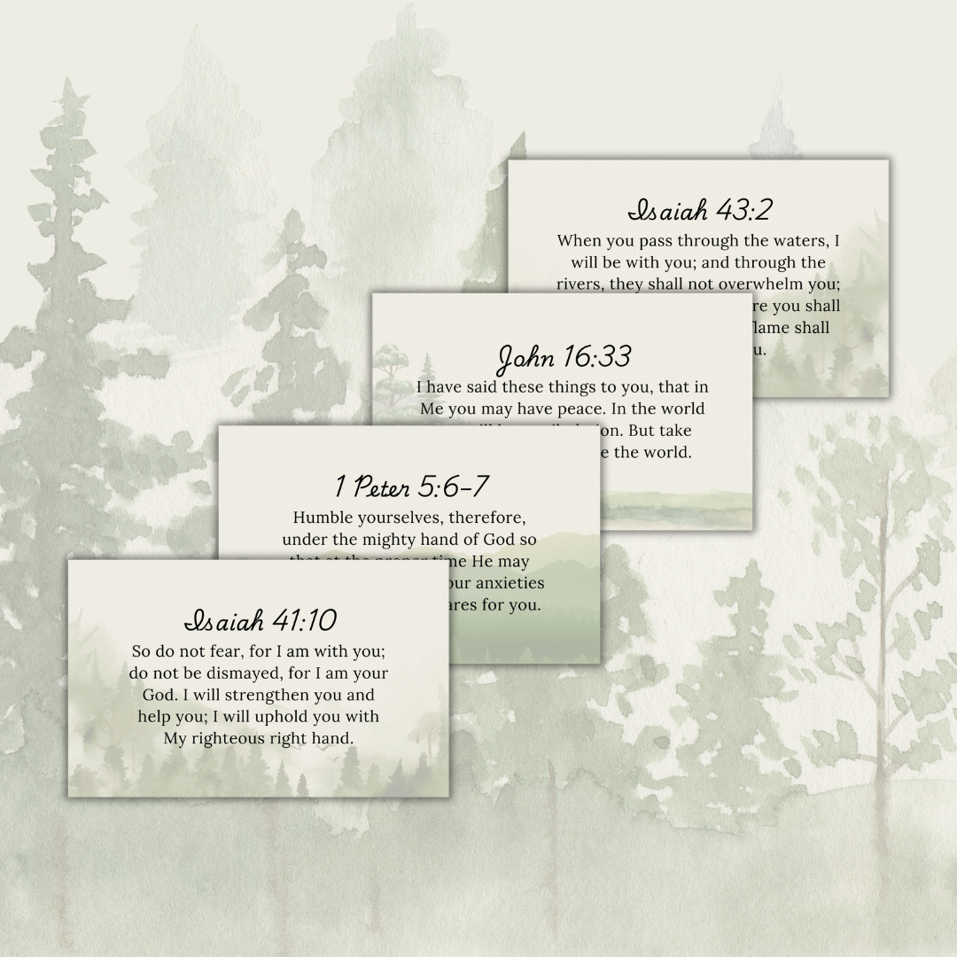 Verse Cards for Encouragement - Men