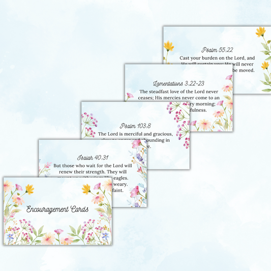 Verse Cards for Encouragement
